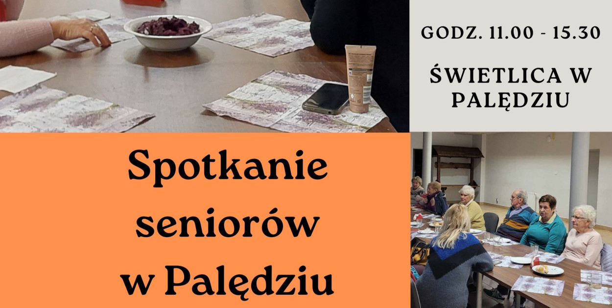 Spotkanie seniorów w Palędziu