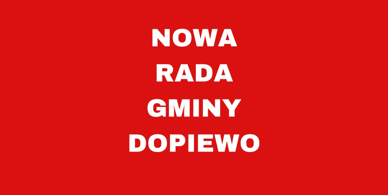 Nowa rada Gminy Dopiewo