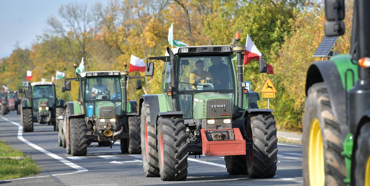 Protest rolników Fot: PAP Przemysław Piątkowski 