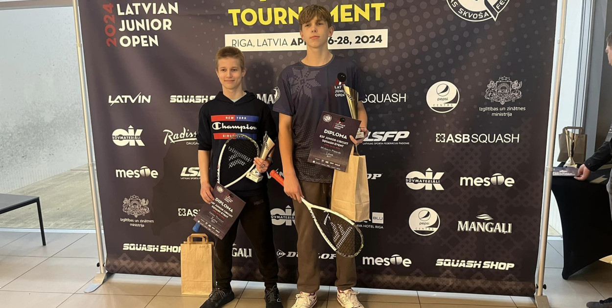 Mateusz Ptaszek wygrał Latvian Junior Open 2024 w squasha