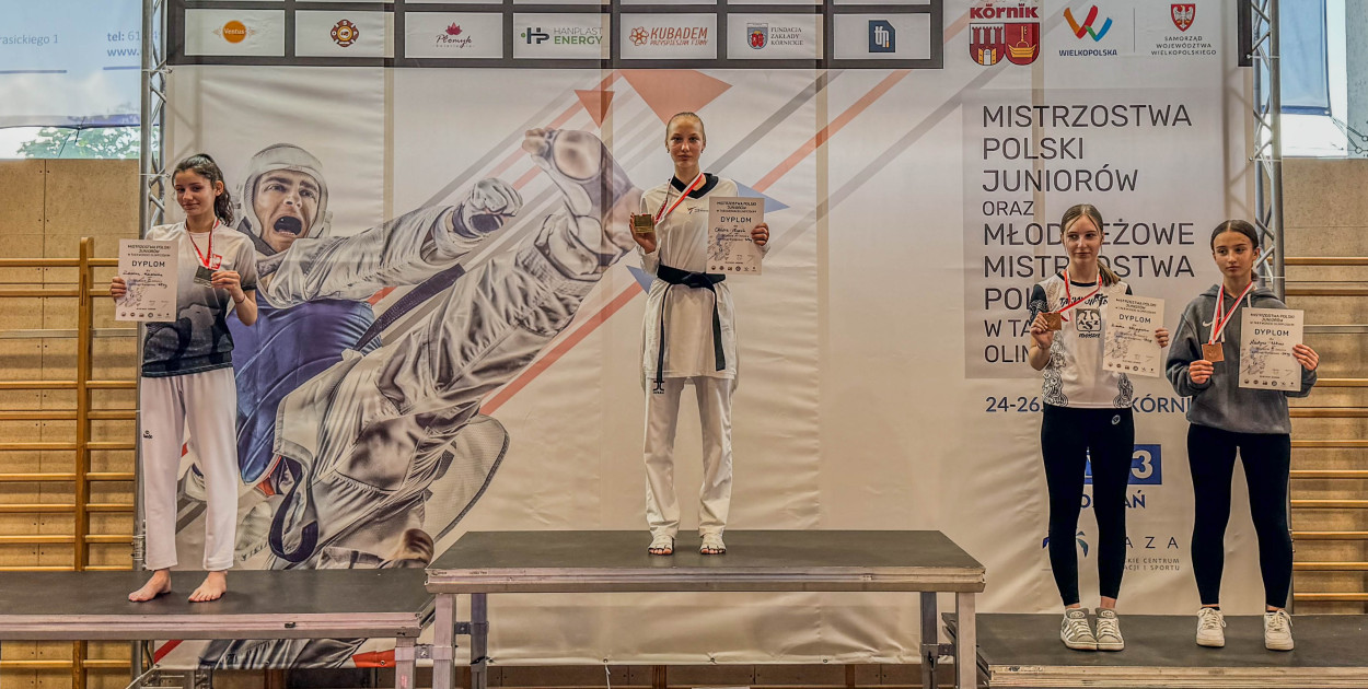 Oliwia Muzsik z Dąbrówki Mistrzynią Polski w Taekwondo Olimpijskim