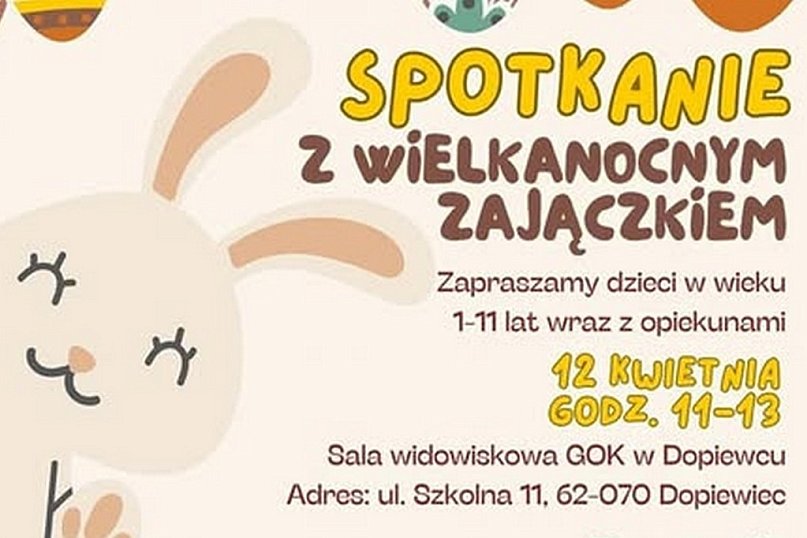 Spotkanie z zajączkiem.