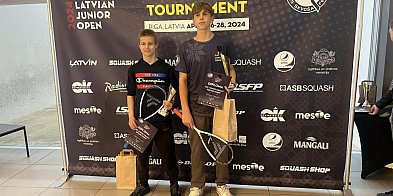 Mateusz Ptaszek wygrał Latvian Junior Open 2024 w squasha-6464