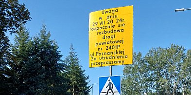 W poniedziałek rusza remont ul. Poznańskiej w Dąbrówce-7436